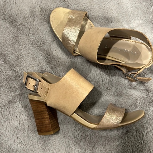 Franco Sarto tan chunky heel sandals - 6.5 - Picture 7 of 7
